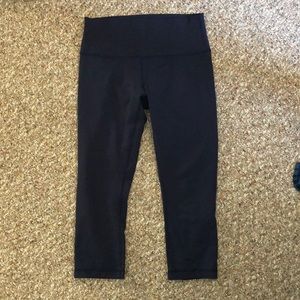 Navy lululemon 7/8s leggings